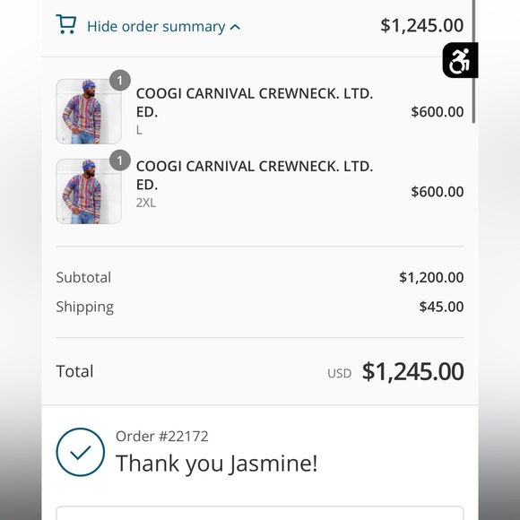 Custom coogi dress - Picture 7 of 7